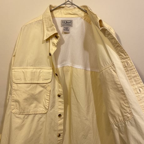 [USED]  L.L.Bean YELLOW COTTON SHIRT💛