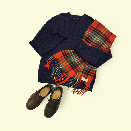 [USED] vintage "Pendleton" チェックマフラー