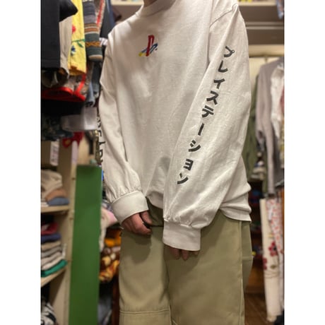 [USED] "プレイステーション" ロンTee size M