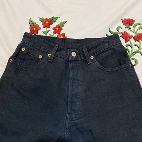 [USED] EURO Levi's 501 BLACK！