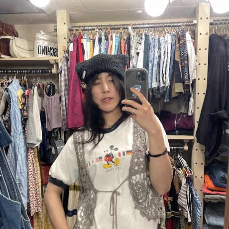 [USED] かぎ編み クロシェット ベスト♡