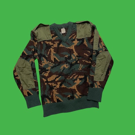 [USED] 迷彩! ARMY リブ ニット