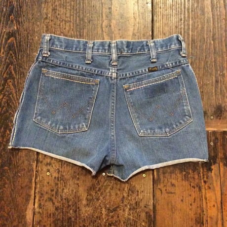 [USED] 手刺繍 70's Wrangrer CUTOFF DENIM / W29
