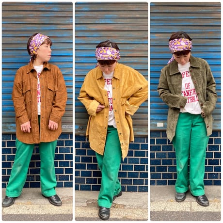 [USED] vintage スエード シャツ