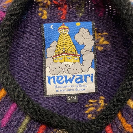 [USED] レインボー🌟WOOL KNIT カーディガン