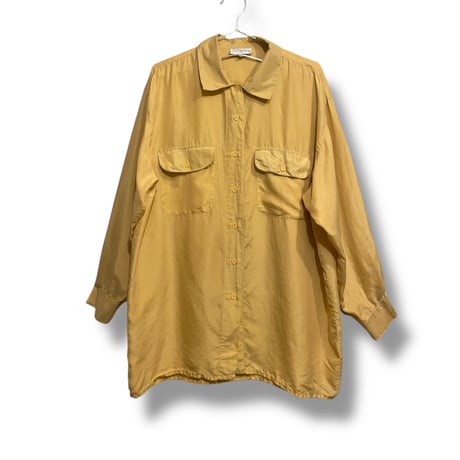 [USED] 100% SILK YELLOW SHIRTS