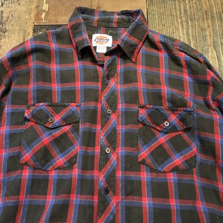 [USED] Dickies ネルシャツ