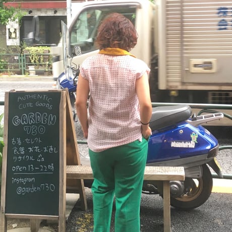 [USED]レトロ風ガーゼシャツ