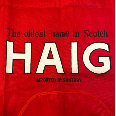 [USED]HAIG whisky エプロン