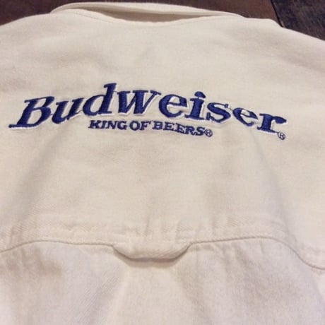 [USED] "BUD" WHITE DENIM SHIRTS