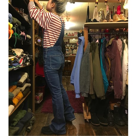 [USED] ピタッと形がきれい！Stretch DENIM Overall