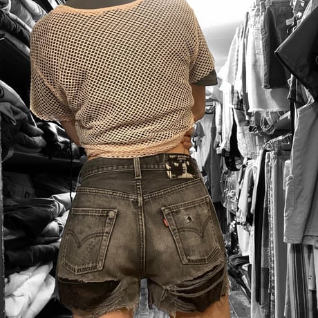 [USED] Sexy Dynamite LONDON 🖤レース🖤cut off Denime