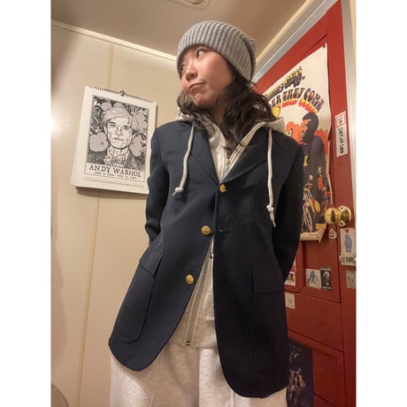 [USED] "BROOKS BROTHERS" 紺ブレ