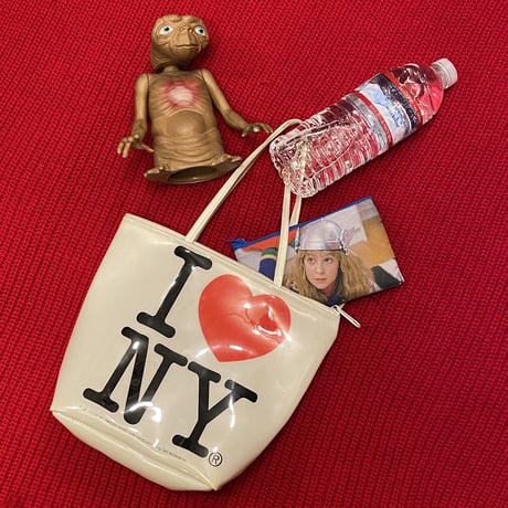 [USED]  I♡NY   PVC素材 HAND BAG