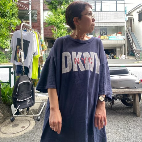 [USED] DKNY BIGサイズプリントTee‼︎