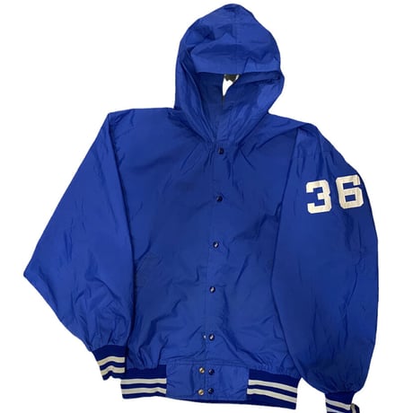 [USED] Nylon stadium jacket BLUE XL