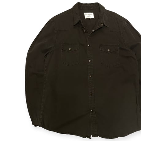 [USED] BLACK ウエスタンシャツ