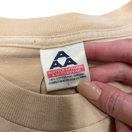 [USED] OLD "TOY MACHINE" S/S Tee（Beige）