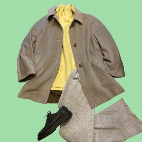 [USED] vintage England WOOL/カシミアコート