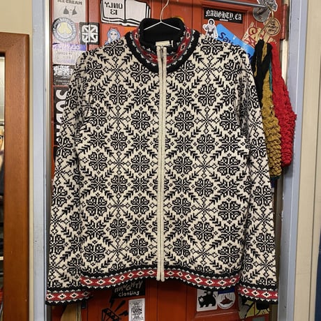 [USED] L.L Bean ノルディック ZIPニットカーディガン