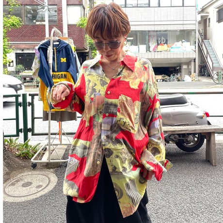 [USED] おしゃれ〜レーヨンSHIRTS