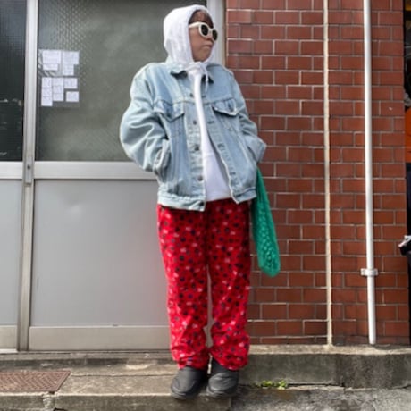 [USED] 総柄 パジャマパンツ