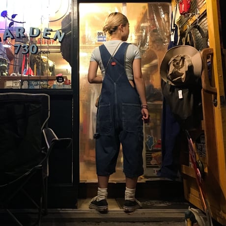 [USED]  Dickies 7分丈オーバーオール