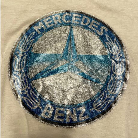 [USED] 70's  vintage MERCEDES BENZ ラメプリントTee