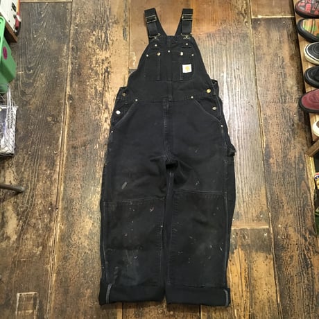 [USED] Carhartt BLACK ダック地 オーバーオール