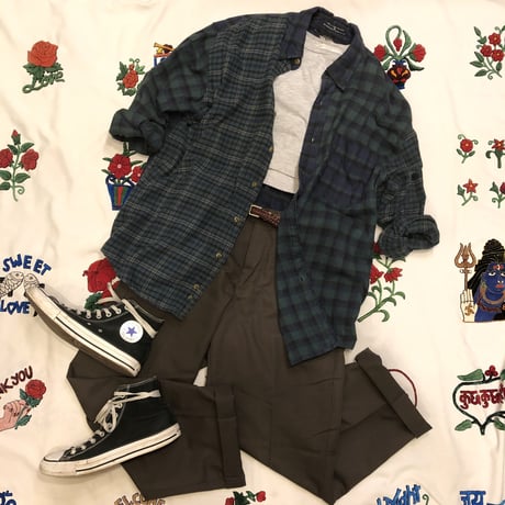 [USED] DOCKERS CRAZY PATTERN ネルシャツ
