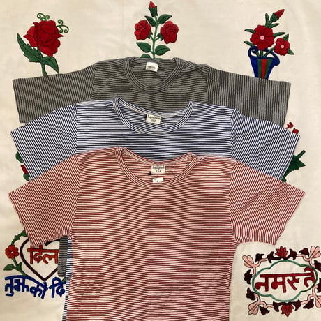 [USED]  Euro ボーダーチビ Tee