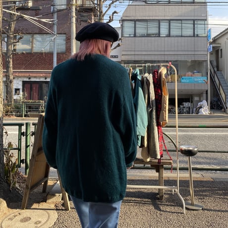 [USED] GREEN アルパカニットカーディガン♡