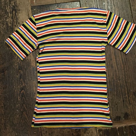 [USED]  UK 90's ボーダーリブ Tee