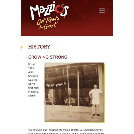 [USED] MAZZIO’s PIZZA tee
