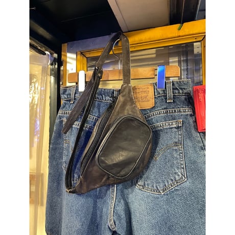[USED] Real leather ウエストPOUCH