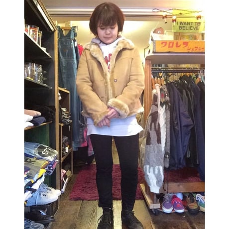 [USED] フェイクムートンShortコート