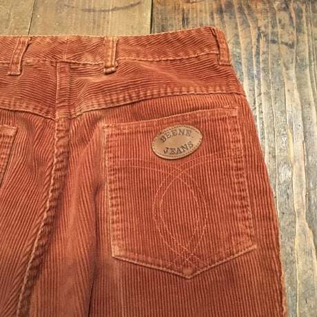 [USED] High-waist オレンジコーデュロイPANTS