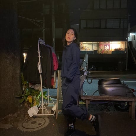 [USED] NAVY カラー の ニットポロ