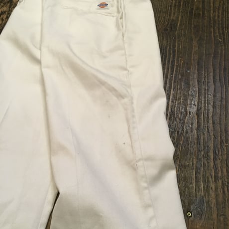 [USED] WHITE Dickies . made  in USA.