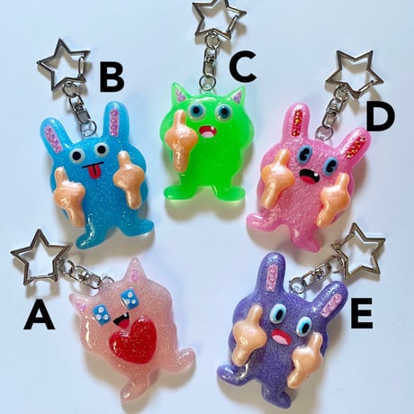 [BENICOTOY] とぅるキラ "⭐︎" キーホルダー