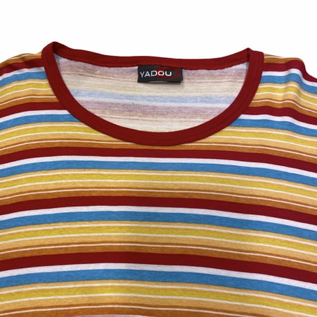 [USED] CANDY COLOR ボーダーTee🍭