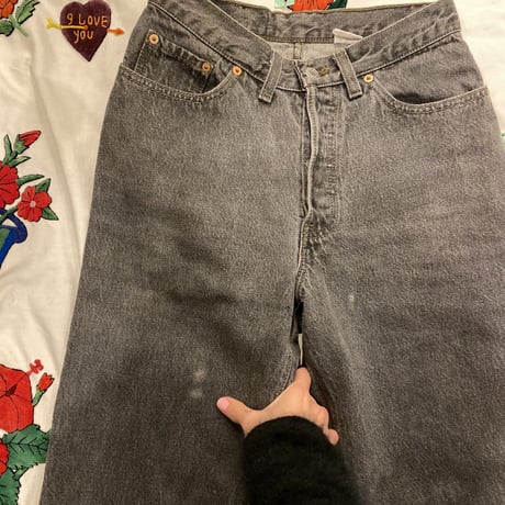 [USED]  OLD Levi's 17501 High-Waist(BLK)