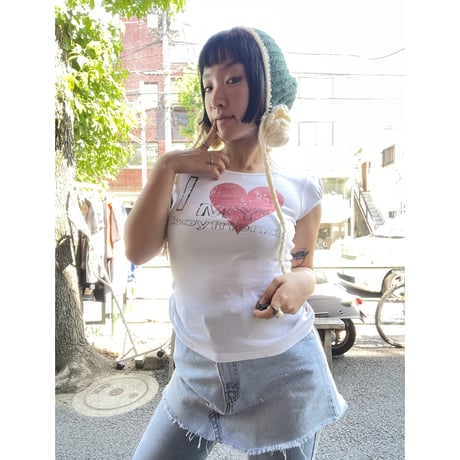 [USED] I❤️MY boyfriend ピチtee