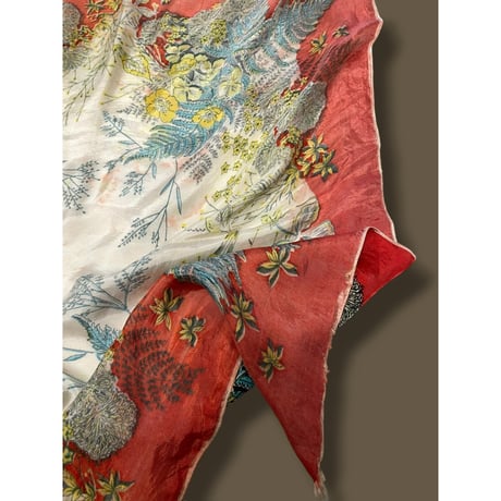 [USED] vintage 柄物スカーフ
