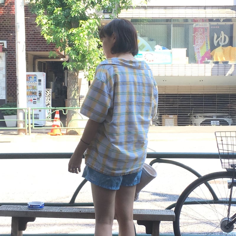 USED] 70's パイル ビーチシャツ | garden730