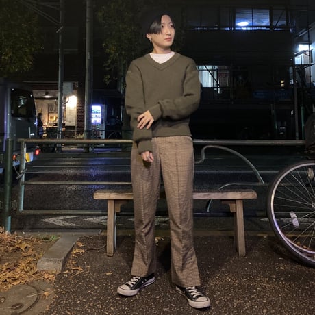 [USED] 80's EURO ARMY KNIT！