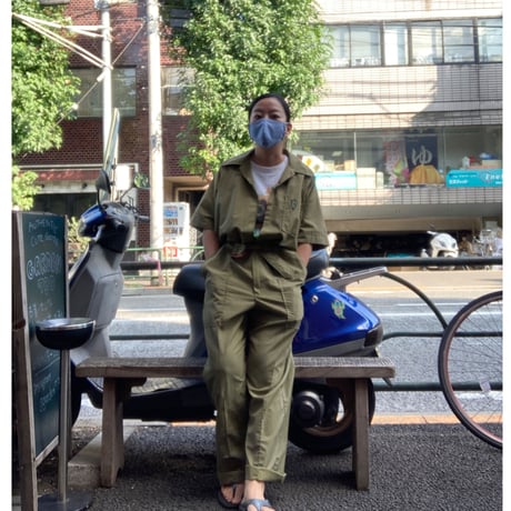 [USED] 70's VINTAGE  JUMP SUIT