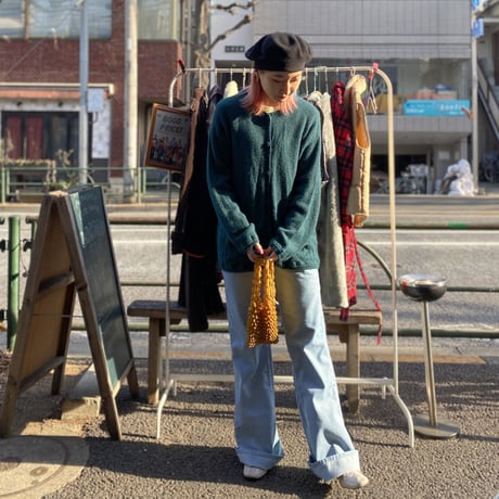 [USED] GREEN アルパカニットカーディガン♡