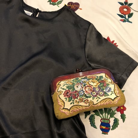 [USED] ゴブラン織り クラッチBAG