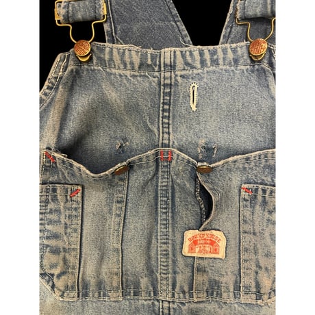 [USED] ROUNDHOUSE ダメージ DENIM OVERALL W41